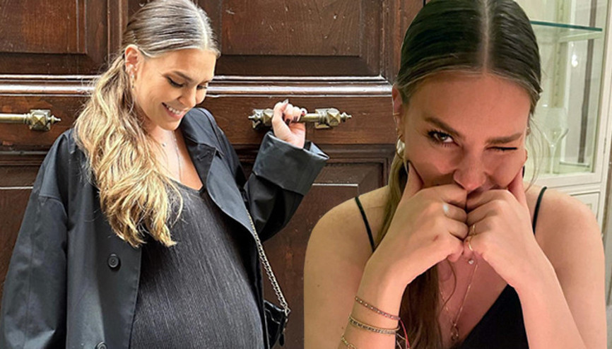 Aslı Enver kural bozdu... Bebek göründü