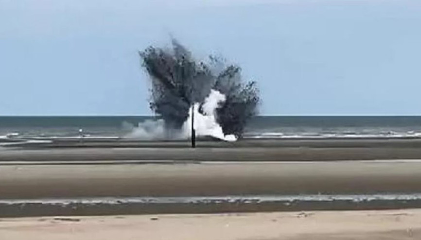 Belçikada İkinci Dünya Savaşından kalma bomba imha edildi
