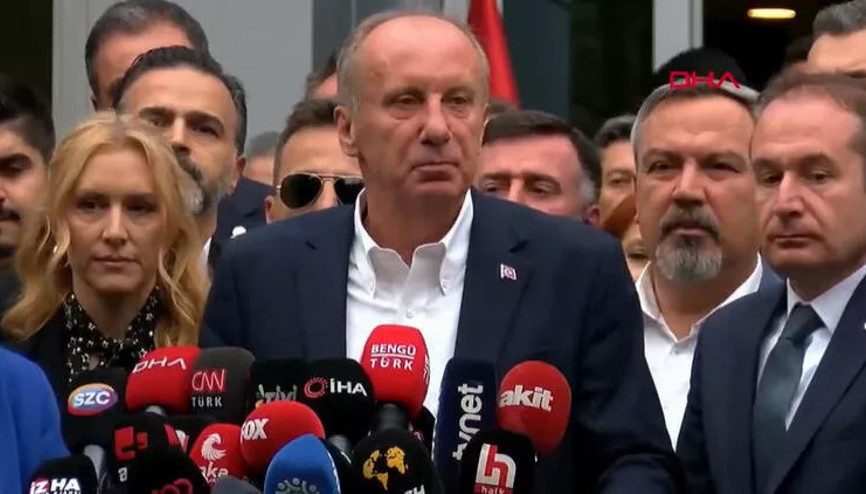 Muharrem İnce: Adaylıktan çekiliyorum