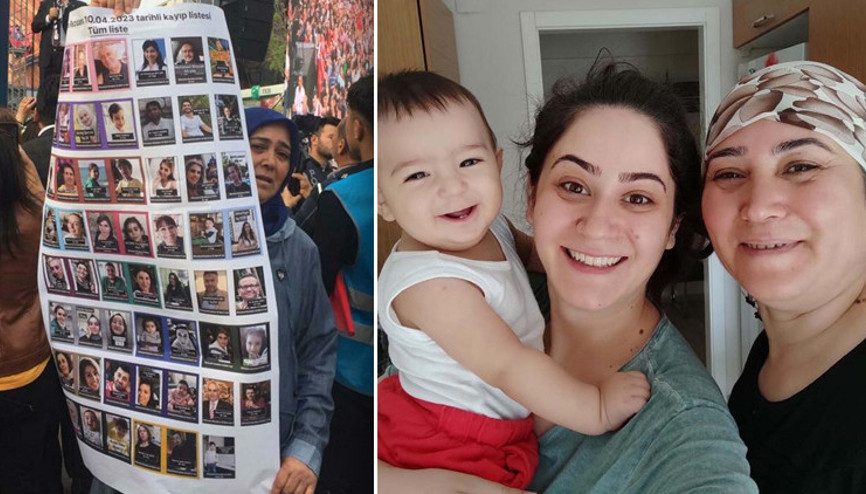 Rönesans Rezidans enkazında bulunamayan 55 kişi için pankart