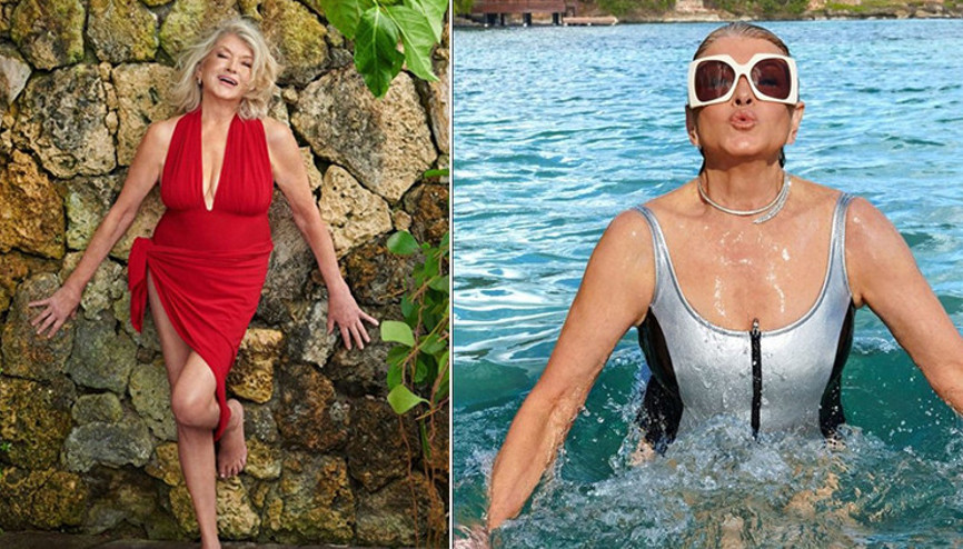 81 yaşında mayosuyla dergi kapağında… Martha Stewart: Sports Illustrated’a poz veren en yaşlı isim olarak tarihe geçti