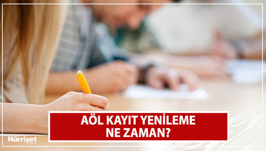 AÖL kayıt yenileme ne zaman, nasıl yapılır MEB Açık lise kayıt ücreti ne kadar İşte AÖL 3. Dönem kayıt yenileme ve yeni kayıt işlemleri... AÖL kayıt yenileme ne zaman, nasıl yapılır MEB Açık lise kayıt ücreti ne kadar İşte AÖL 3. Dönem kayıt yenileme ve yeni kayıt işlemleri...