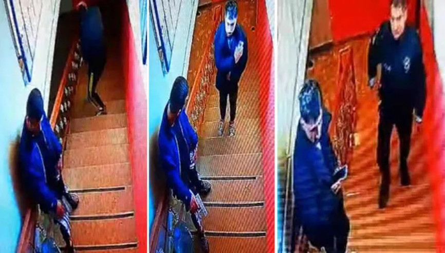 Silahıyla yine kapıya dayandı, KADES sayesinde yakalandı O anlar kamerada