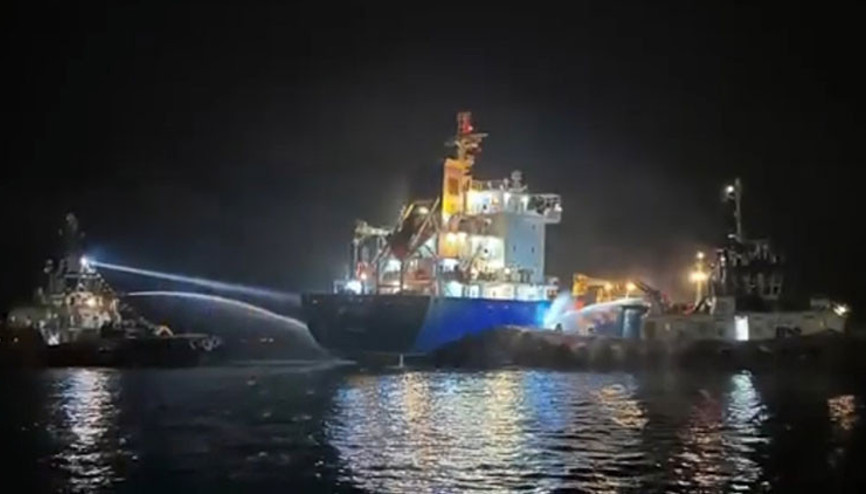 İstanbulda tanker yangını