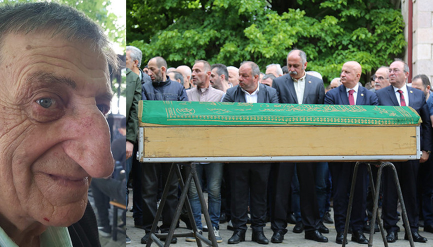 Kalbine yenik düşen Dünyanın en uzun burunlu insanı son yolcuğuna uğurlandı