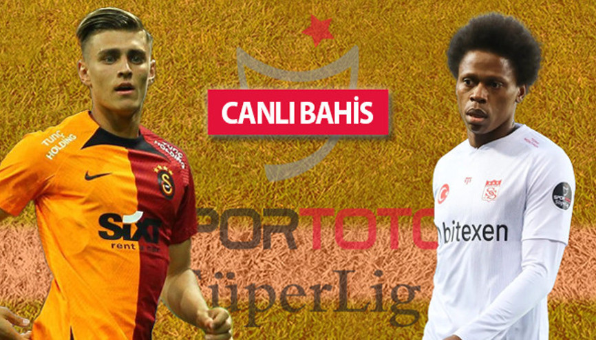 Sivassporda 6 eksik, Galatasarayda sol bekte Kazımcan olacak Süper Lig iddaa oranları, muhtemel 11ler...