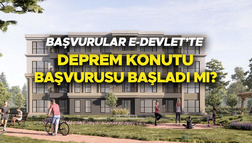Deprem konutu başvuru ekranı (e-Devlet) | 2023 AFAD deprem konutları (hak sahipliği) başvurusu nasıl, nereye yapılır, başvuru şartları neler Cumhurbaşkanı Erdoğandan açıklama