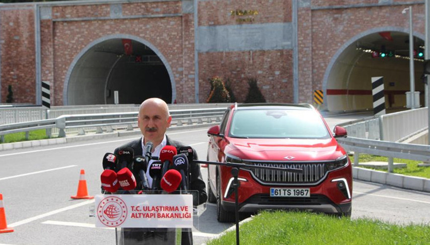 Yeni Zigana Tünelinden 100 bin araç geçti