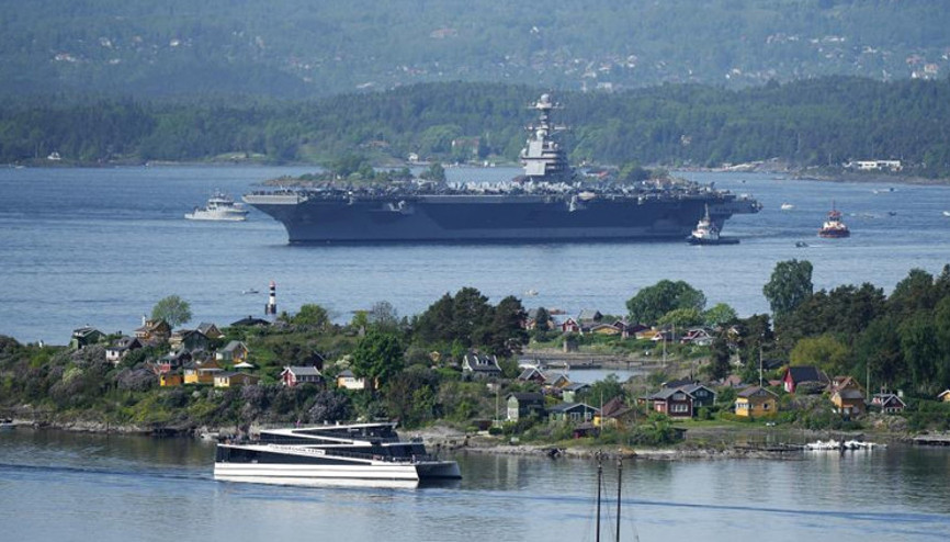 ABDnin uçak gemisi NATO üyesi Norveç’te
