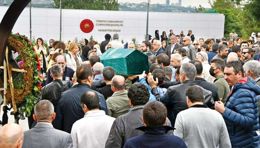 Gazeteci Sanlı Ergin’i uğurladık