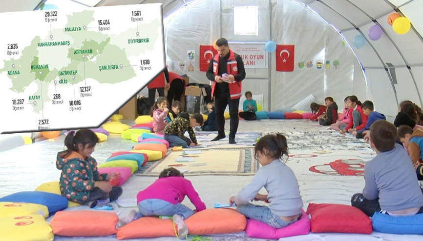 94 bin 12 depremzede öğrenci geri döndü