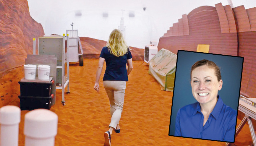 Mars tatbikatı... Teksastaki deney 1 yıl sürecek