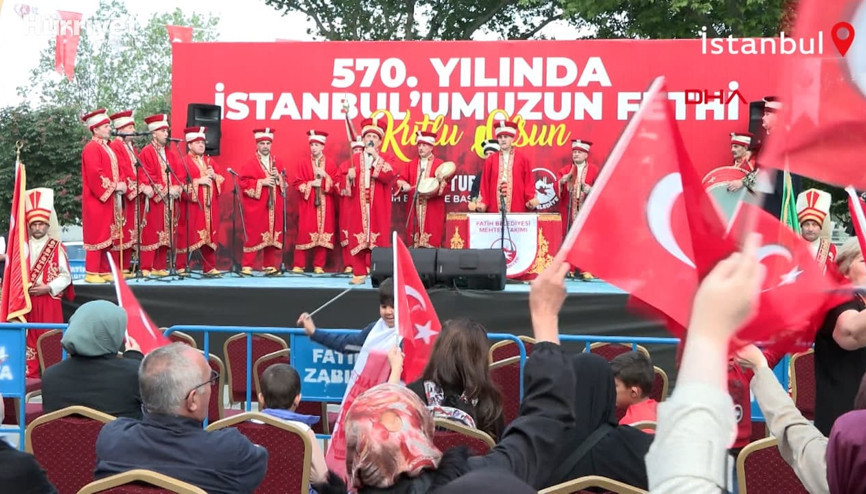 İstanbulun Fethinin 570inci yılı Saraçhanede kutlandı İstanbulun Fethinin 570inci yılı Saraçhanede kutlandı