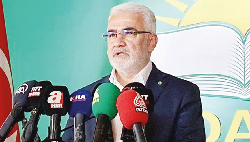 HÜDA PAR Genel Başkanı: Sorunların çözüm adresi Ankara’dır