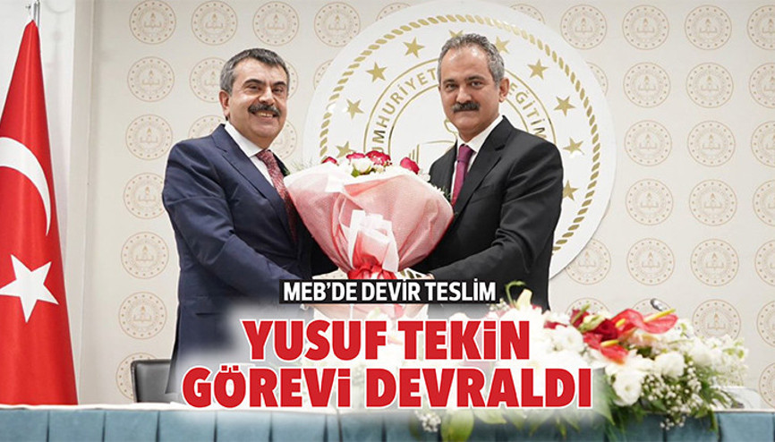 Yusuf Tekin görevi devraldı