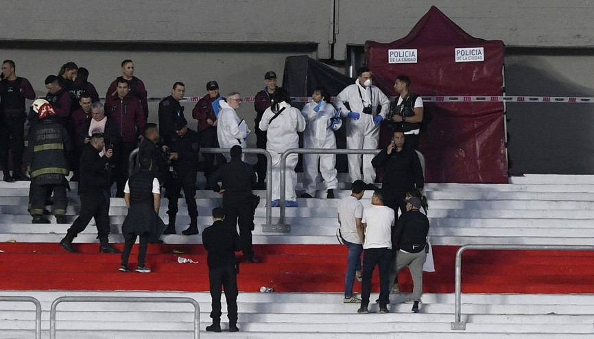 River Plate - Defensa y Justicia maçında tribünden düşen taraftar yaşamını yitirdi