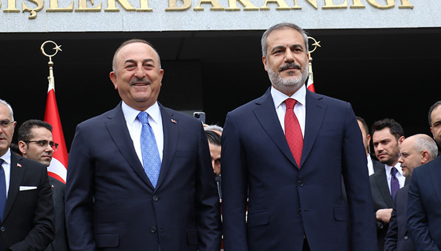 Dışişleri Bakanlığında devir teslim töreni... Bakan Fidan: Şahsıma gösterilen güven için teşekkür ediyorum