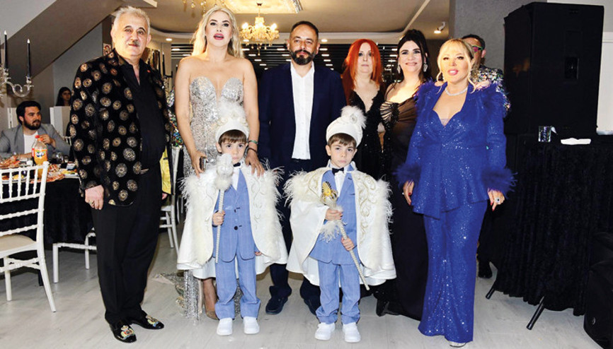 Sünnet düğününe ünlü yağmuru