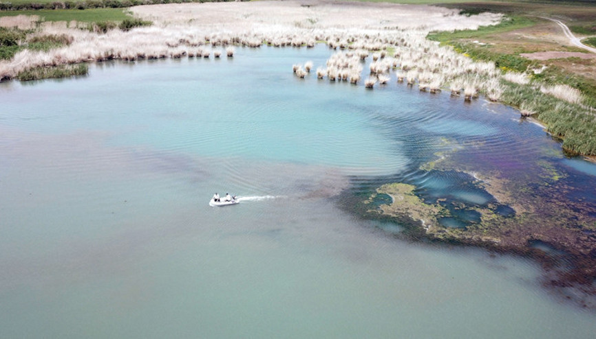 Hem havadan hem sudan korunuyor
