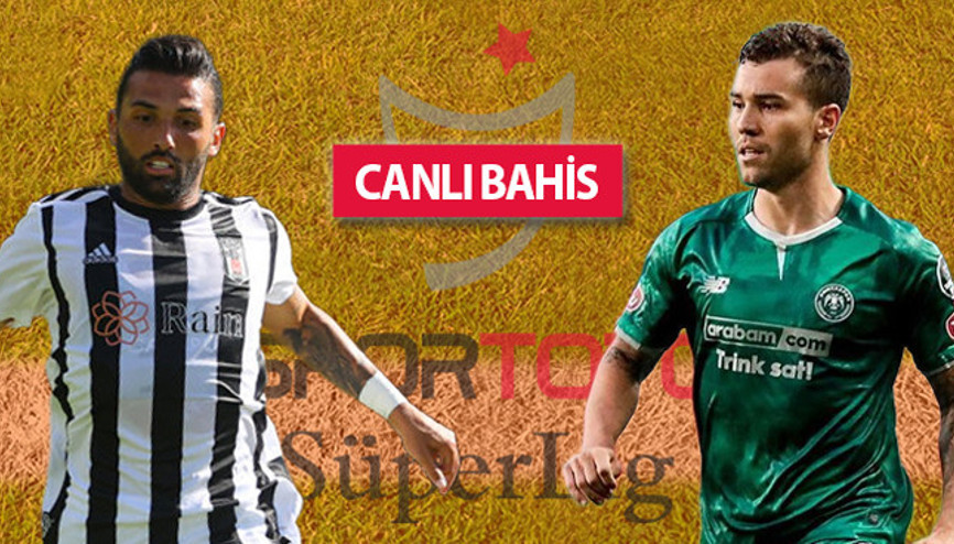 Beşiktaşa ikincilik için 3 puan şart Konyasporda eksik var mı Süper Lig iddaa oranları...