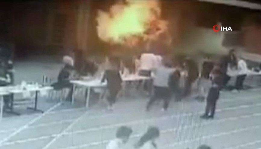 Okulda deney sırasında patlama