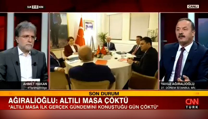 Yavuz Ağıralioğlu: 6lı masa yanlıştı ve çöktü