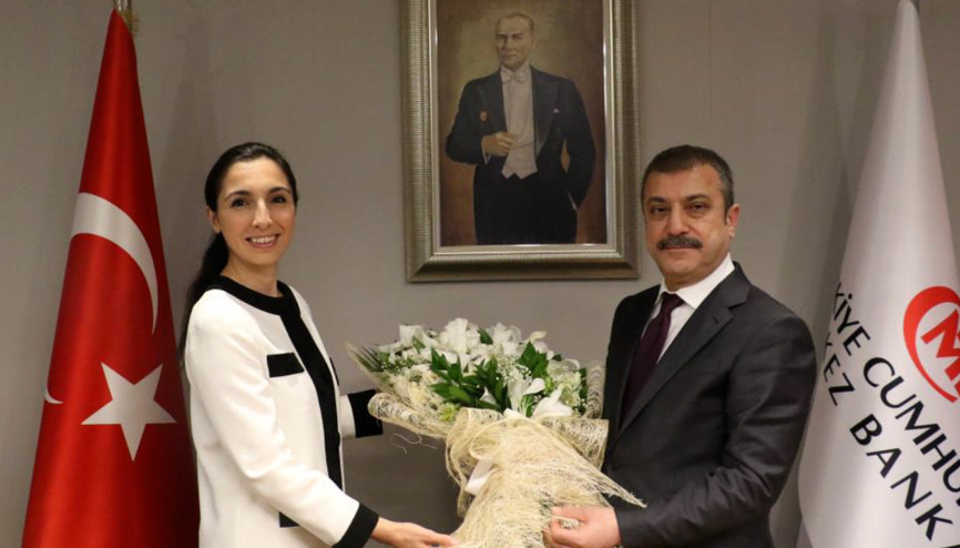 Merkez Bankasında devir teslim: Hafize Gaye Erkan görevi devraldı