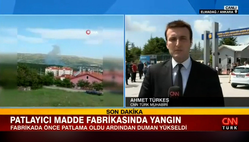 Ankarada patlayıcı madde fabrikasında yangın: 5 şehit