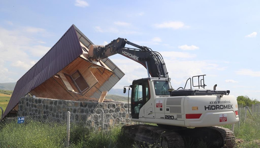 Ayaş’ta kaçak hobi bahçeleri yakın takipte Ayaş’ta kaçak hobi bahçeleri yakın takipte