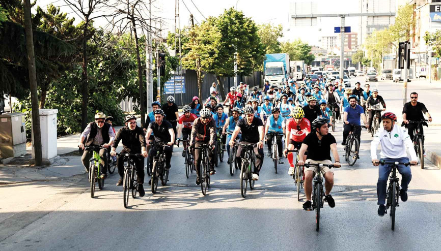 Bağcılar’da çevre için pedal çevirdiler