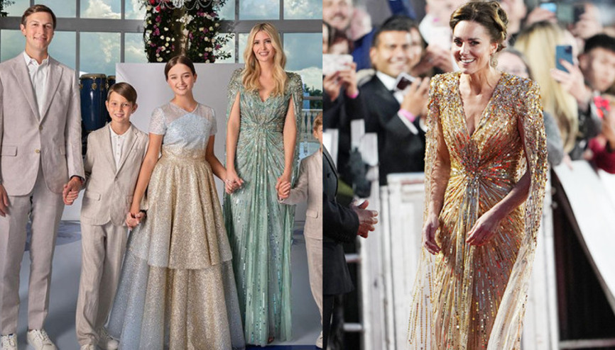 Aile pozundaki şaşırtan ayrıntı: O elbiseyi herkes tanıdı