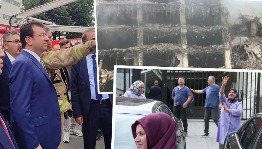 İmamoğlundan Başakşehirde 4 gün süren yangınla ilgili inceleme