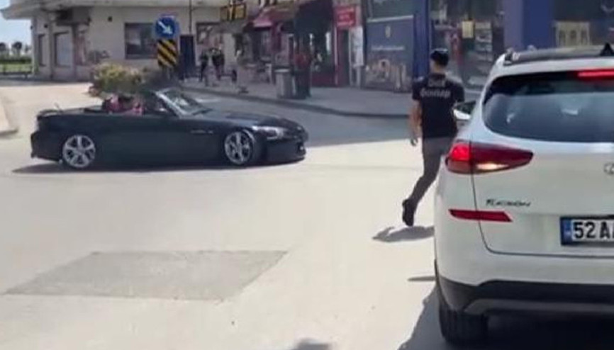 4üncü kez drift yaptı: 72 bin TL ceza kesildi