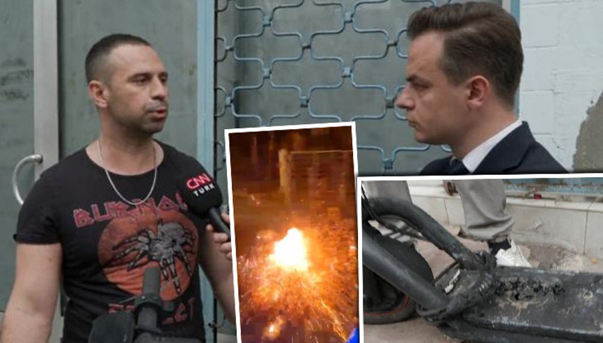 Skutır bomba gibi patladı