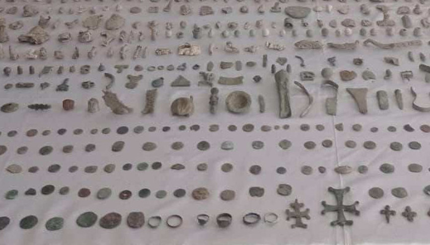 Edirne’de Roma ve Bizans dönemine ait 520 obje ele geçirildi