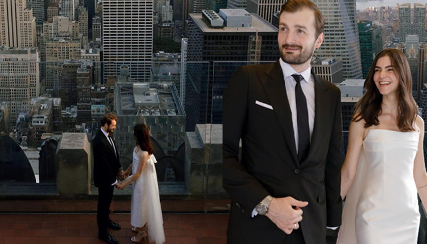 Ünlü çift New Yorkta evlendi