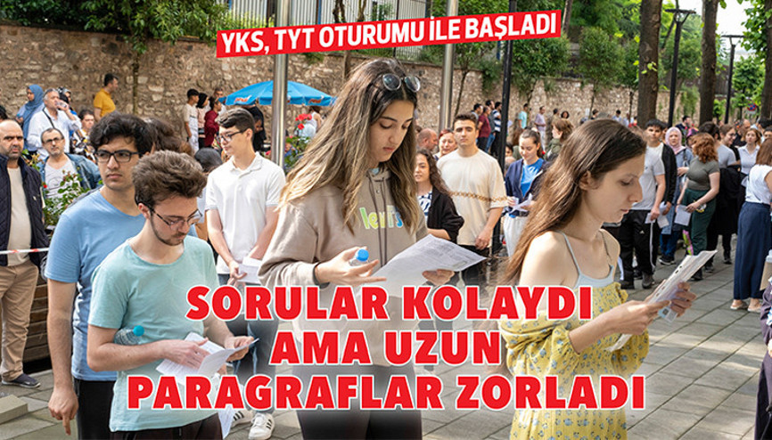 Sorular kolaydı ama uzun paragraflar zorladı Sorular kolaydı ama uzun paragraflar zorladı