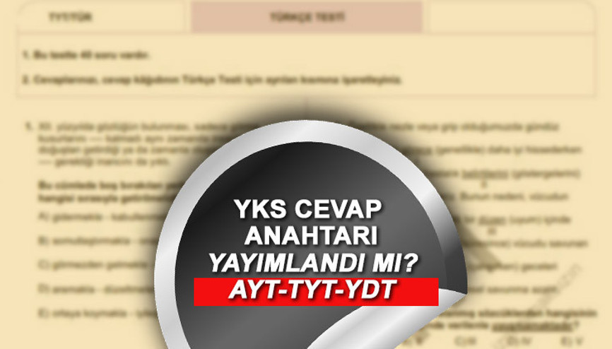 YKS SORULARI VE CEVAPLARI 2023 | ÖSYM TYT, AYT, YDT YKS 2023 cevap anahtarı yayımlandı ösym.gov.tr YKS soru ve cevap nasıl görüntülenir YKS SORULARI VE CEVAPLARI 2023 | ÖSYM TYT, AYT, YDT YKS 2023 cevap anahtarı yayımlandı ösym.gov.tr YKS soru ve cevap nasıl görüntülenir