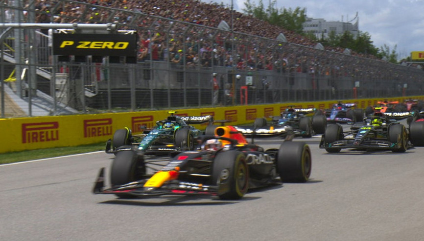 Kanadada zafer Verstappenin
