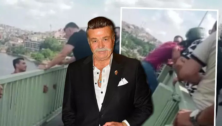 Nuri Alço, Haliçte intihar girişiminde bulunan genci engelledi