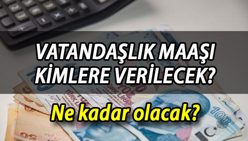 VATANDAŞLIK MAAŞI BAŞVURUSU: Vatandaşlık maaşı nedir, ne kadar verilecek, kimler alabilir İşte son durum gelişmeleri