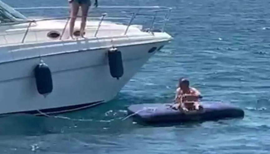 Saros Körfezi’nde deniz yatağında uyuyakaldı, 4 mil açıkta kurtarıldı