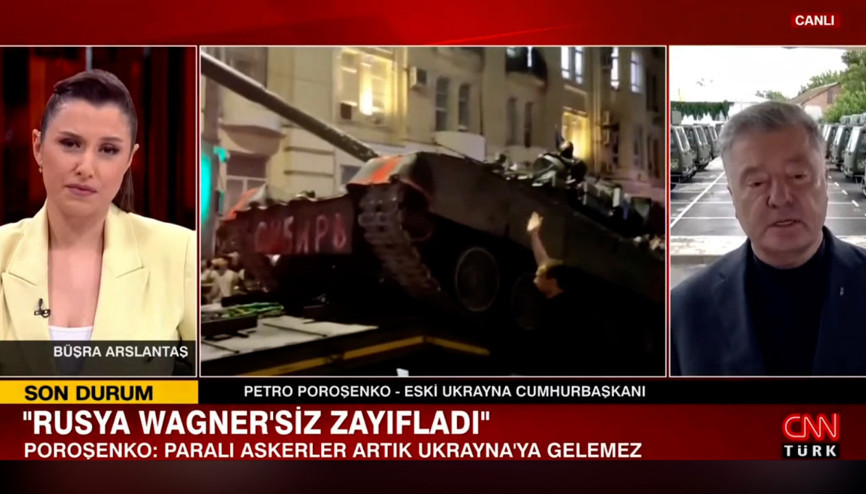 Eski Ukrayna Cumhurbaşkanı Petro Poroşenkodan canlı yayında özel açıklamalar