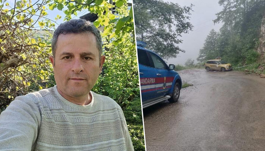 Taksi yayla yolunda terk edilmiş, sürücü ise 10 kilometre mesafede ölü bulundu