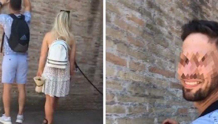 İtalya’daki Kolezyum’a isim kazıyan turistin kimliği tespit edildi