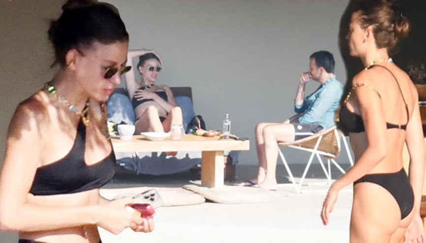 Koyu sohbet... Serenay Sarıkaya tatilde