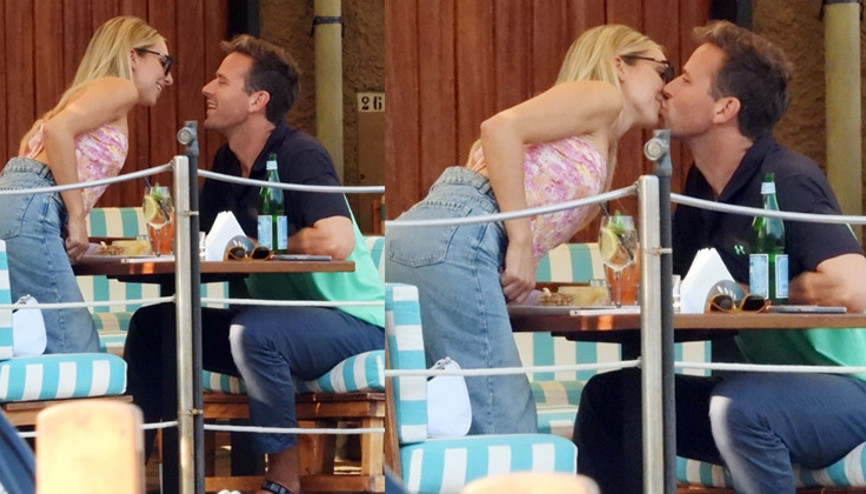 Öpüşmekten yemek yiyemediler: Geçen hafta karısından boşandı, teselliyi eski sevgilide buldu