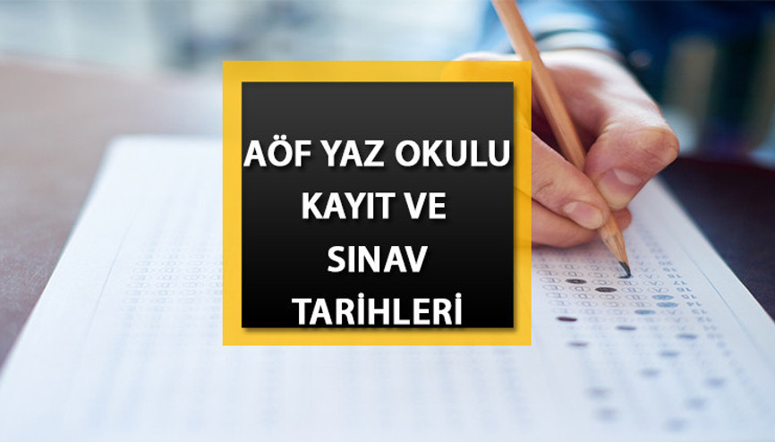 AÖF YAZ OKULU SINAV TAKVİMİ 2023 || AÖF yaz okulu sınavları ne zaman, kayıtları ne zaman bitiyor AÖF sınavları online mı olacak AÖF YAZ OKULU SINAV TAKVİMİ 2023 || AÖF yaz okulu sınavları ne zaman, kayıtları ne zaman bitiyor AÖF sınavları online mı olacak
