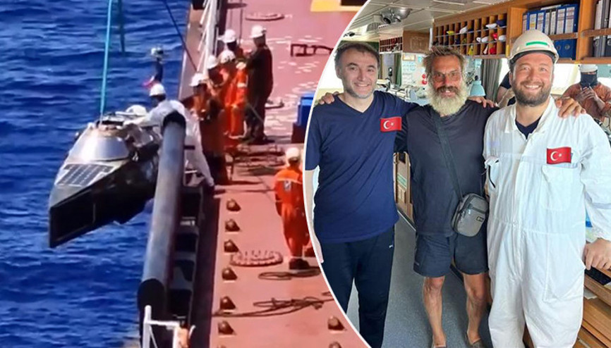 137 gündür okyanusta ilerleyen Fransız maceracı Türk denizciler tarafından kurtarıldı Kaptan yaşananları anlattı