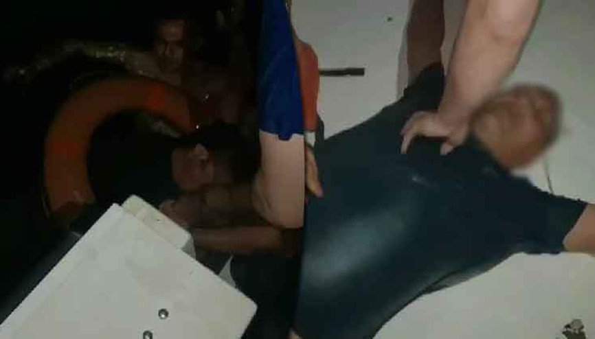 İznik Gölünde tekneleri alabora olan 3 genci jandarma kurtardı